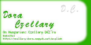 dora czellary business card